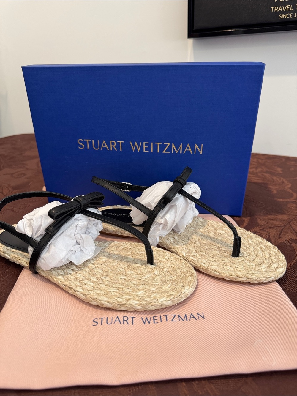 Stuart Weitzman ‘Falicity’ Slingback Espadrille Sandal. Ladies 8.5. - Picture 6 of 16